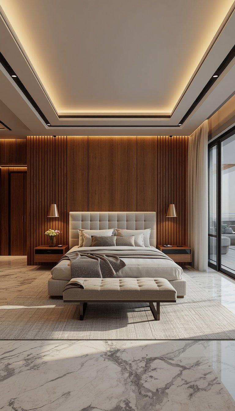 Lucid origin Ultra photorealistic luxury master bedroom inside the same 250 sqm apartment in  0