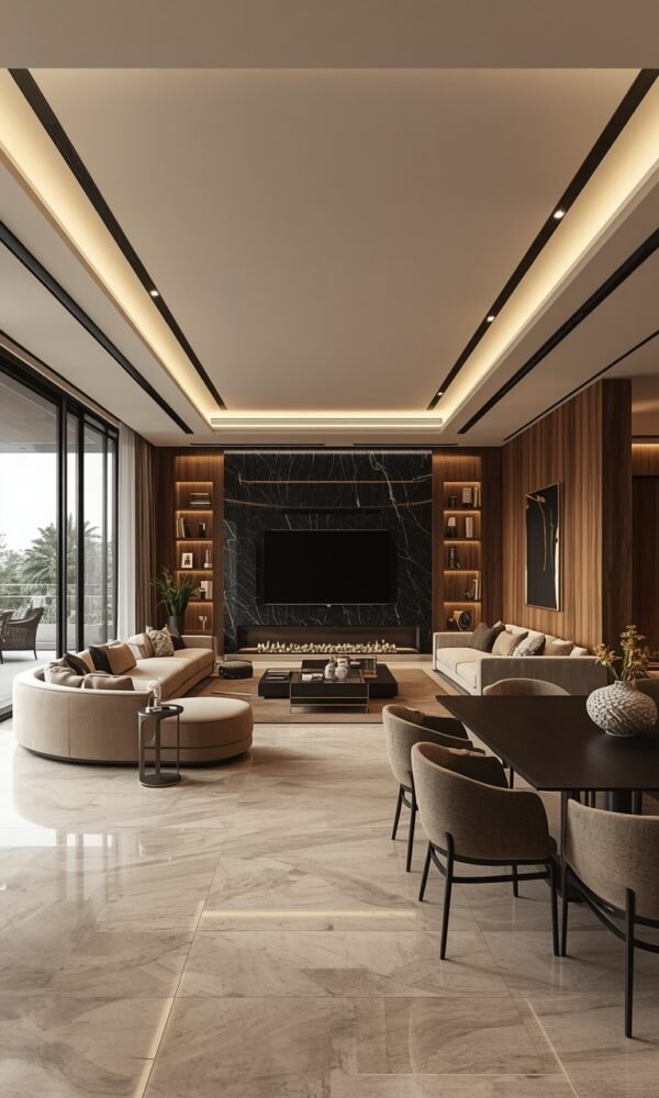 Lucid origin Ultra photorealistic luxury reception inside a modern 250 sqm apartment located  0 600x1000